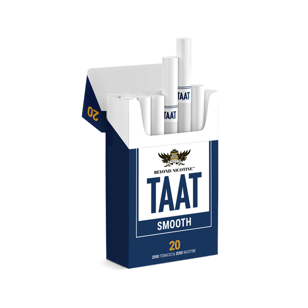 TAAT 500mg CBD Beyond Tobacco Smooth Smoking Sticks - Pacote com 20