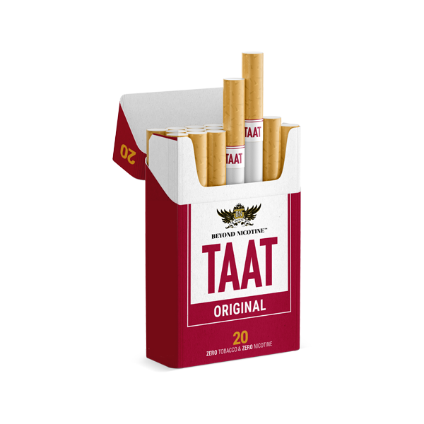 TAAT 500mg CBD Beyond Tobacco Original Smoking Sticks - Pacote com 20