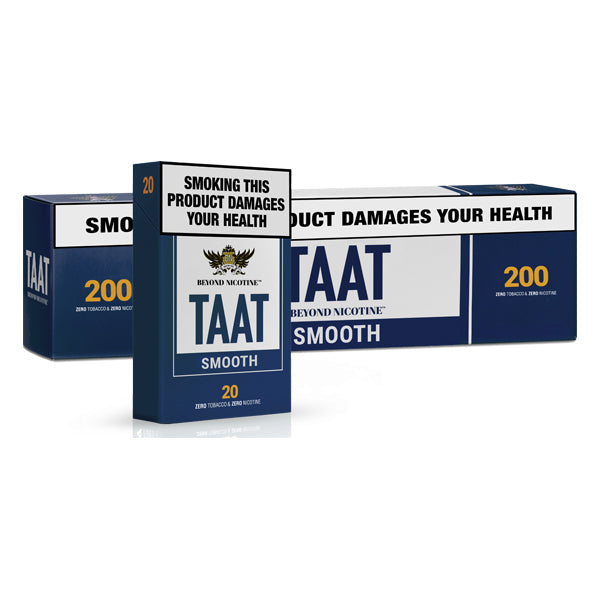 TAAT 500mg CBD Beyond Tobacco Smooth Smoking Sticks - Pacote com 20