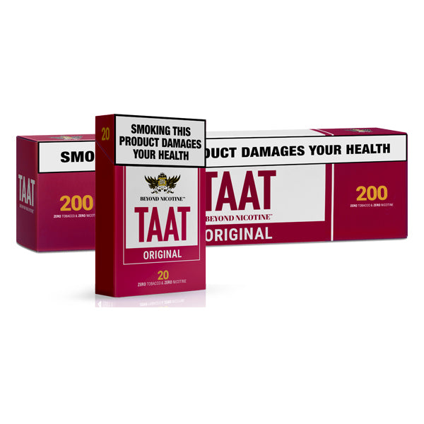 TAAT 500mg CBD Beyond Tobacco Original Smoking Sticks - Pacote com 20