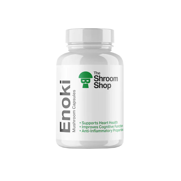 The Shroom Shop Enoki Mushroom 45000mg Cápsulas - 90 Cápsulas