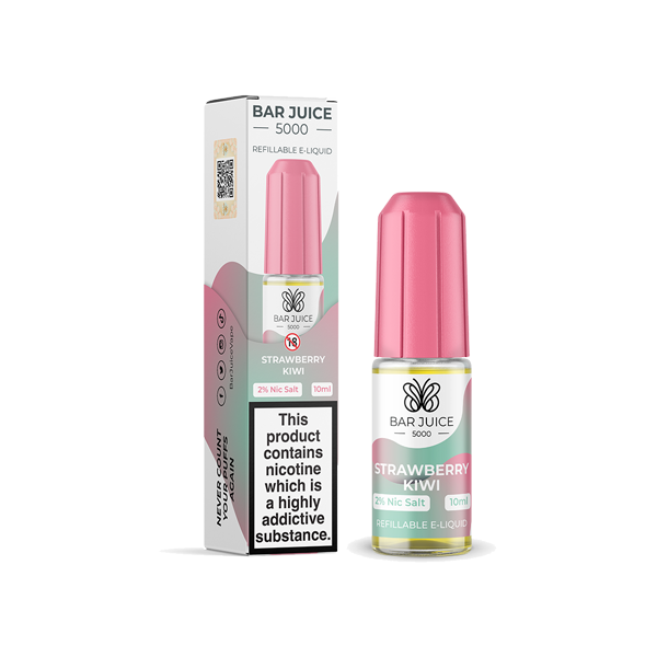 Barra de jugo de 20 mg, 5000 10 ml de sales de nicotina (50 VG/50 PG)