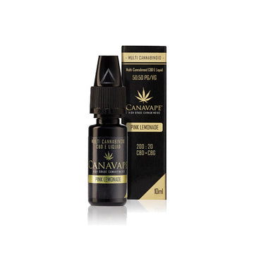 E-líquido Canavape® 200 mg CBD 20 mg CBG 10 ml (50 VG/50 PG) (COMPRE 1 Y OBTENGA 1 GRATIS)