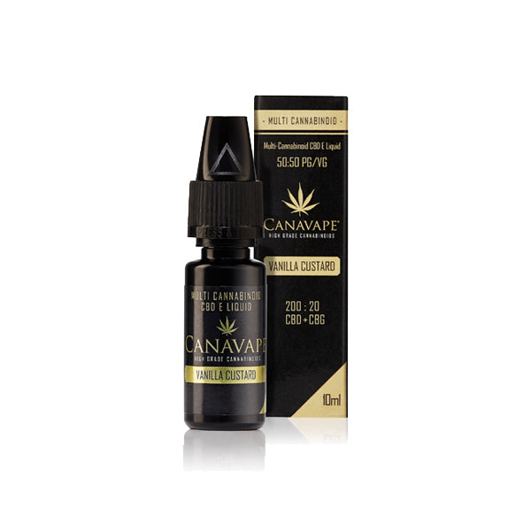 Canavape® 200mg CBD 20mg CBG 10ml E-líquido (50VG/50PG) (COMPRE 1 E GANHE 1 GRÁTIS)