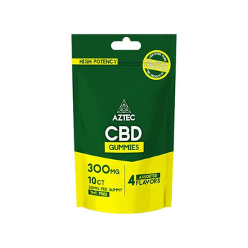 Aztec CBD Broad Spectrum 300mg CBD Gummies - 10 peças