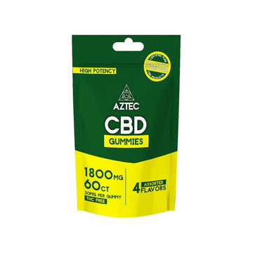 Gomitas de CBD Aztec CBD de amplio espectro de 1800 mg (60 unidades)