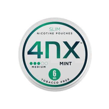 4NX 6 mg Mint Slim Nicotine Pouches 20 sobres