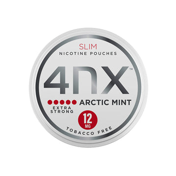 4NX 12 mg Arctic Mint Slim Nicotine Pouches 20 sobres