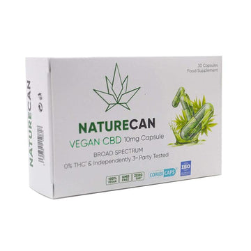 Naturecan 10mg Cápsulas Veganas CBD - 30 Cápsulas