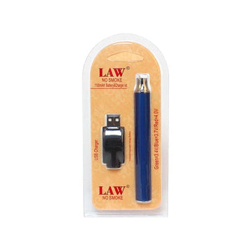 Bateria de vapor Law No Smoke 1100mAh e carregador USB