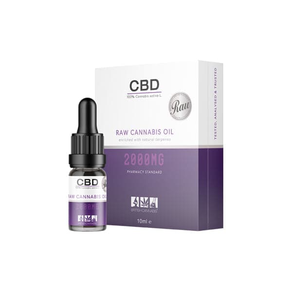 Aceite de cannabis crudo CBD de British Cannabis 2000 mg CBD - 10 ml