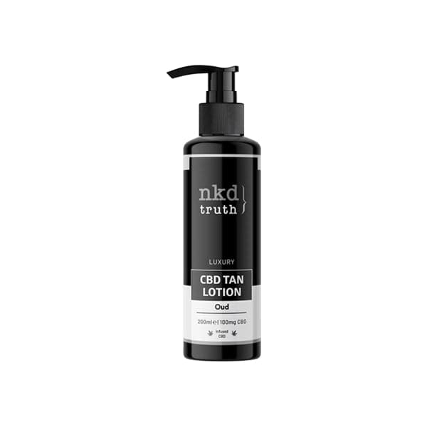 NKD Truth 100mg CBD Oud Loção Bronzeadora - 200ml