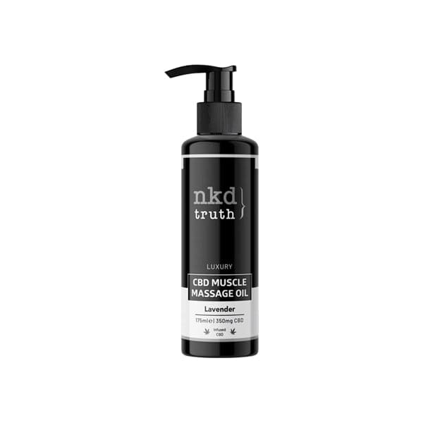 NKD Truth 350mg CBD Lavanda Óleo de Massagem Muscular - 175ml
