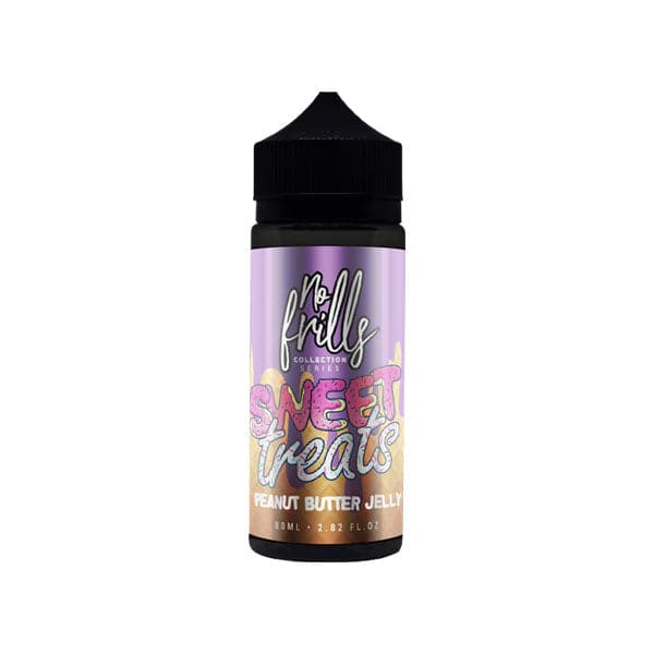 Coleção No Frills Sweet Treats 80ml Shortfill 0mg (80VG/20PG)