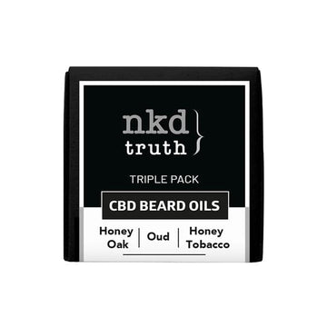 NKD 50mg CBD Infused Speciality Beard Oils Gift Set