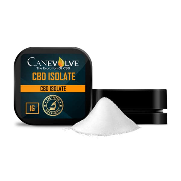 Cristales aislados de CBD al 99,7 % de Canevolve, 1000 mg de CBD