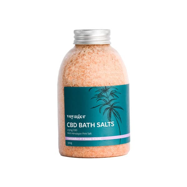 Voyager 275mg CBD Lavanda e Ylang Ylang Sais de Banho - 500g