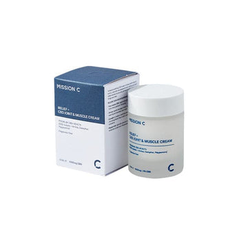 Mission C Relief + Creme para articulações e músculos com CBD de 1000 mg - 50 ml