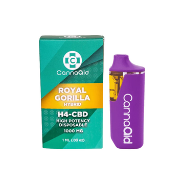 Dispositivo de vapeo desechable de CBD H4 de 1000 mg de CannaAid