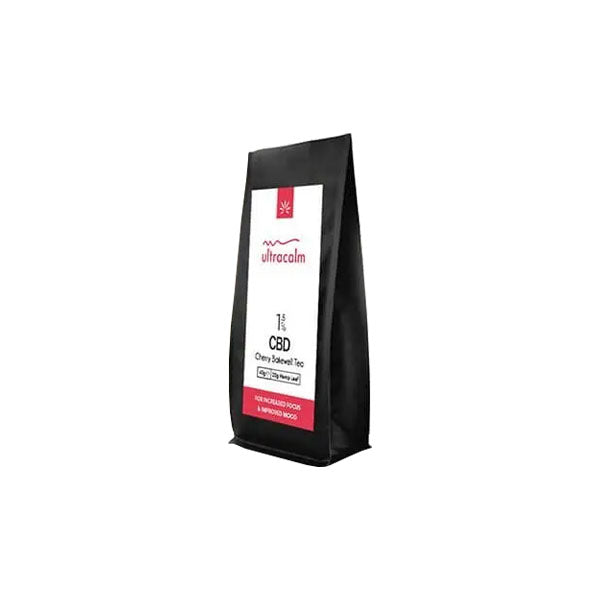 Chá de cânhamo Ultracalm 1,5% CBD - Cherry Bakewell 40g