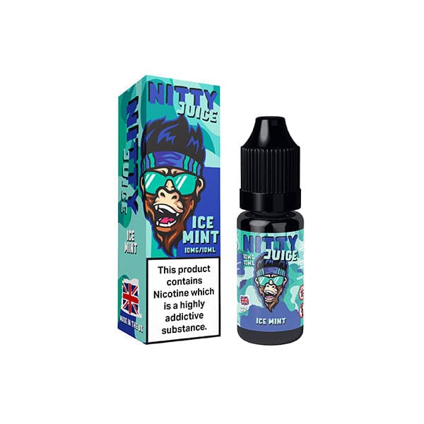 Barras de vapeo de 10 mg, sales de nicotina Nitty Juice de 10 ml (50 VG/50 PG)