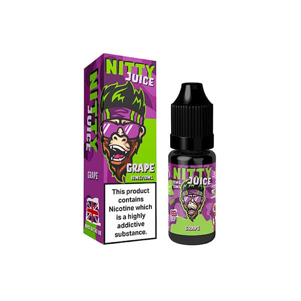 Barras de vapor de 20 mg Nitty Juice Salts 10 ml Nic Salt (50VG/50PG)