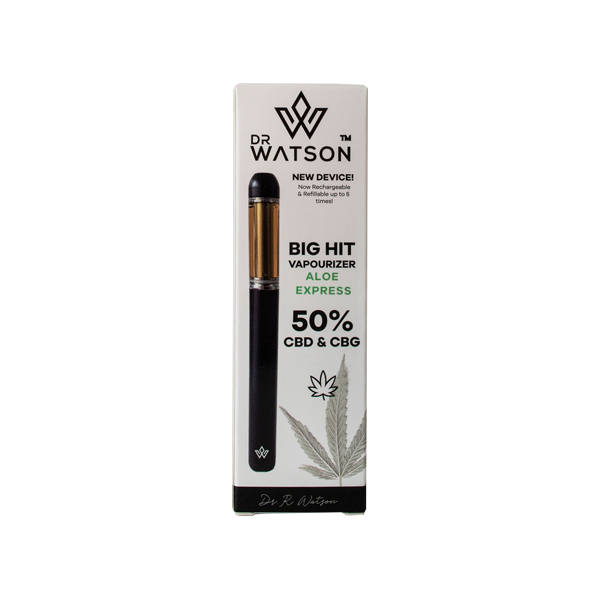 Vaporizador de CBD y CBG de espectro completo Dr. Watson Big Hit 500 mg