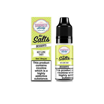 20mg Dinner Lady 10ml Nic Sais (50VG/50PG)