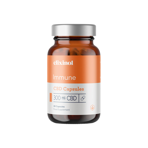 Elixinol 300mg CBD Cápsulas Imunológicas - 30 Cápsulas