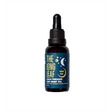 Óleo prensado a frio noturno The Long Leaf 1200mg 30ml