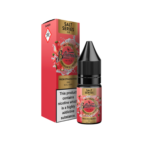 Serie de sales de nicotina Billionaire Juice Salt 2.0 de 10 mg, 10 ml (50 VG/50 PG)