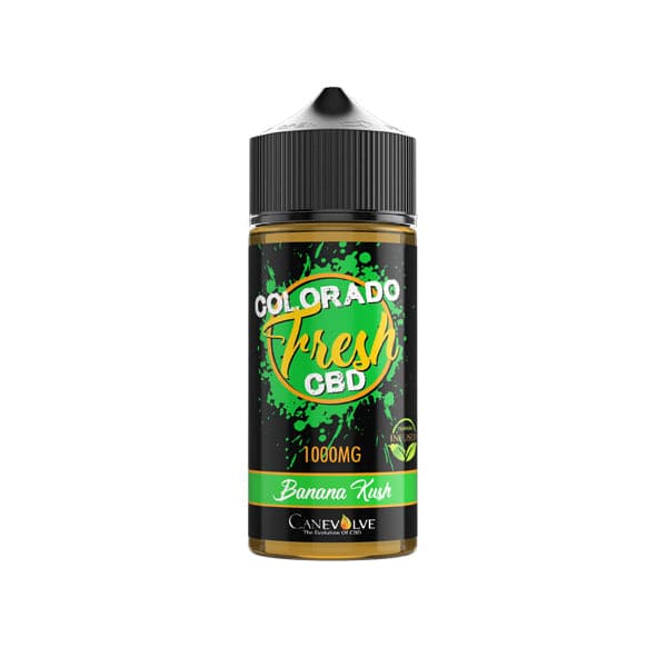 Líquido para vaporização Colorado Fresh 1000mg CBD 100ml (50PG/50VG)