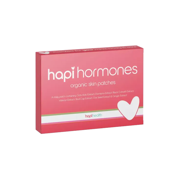 Parches orgánicos para la piel Hapi Hormones - 60 parches
