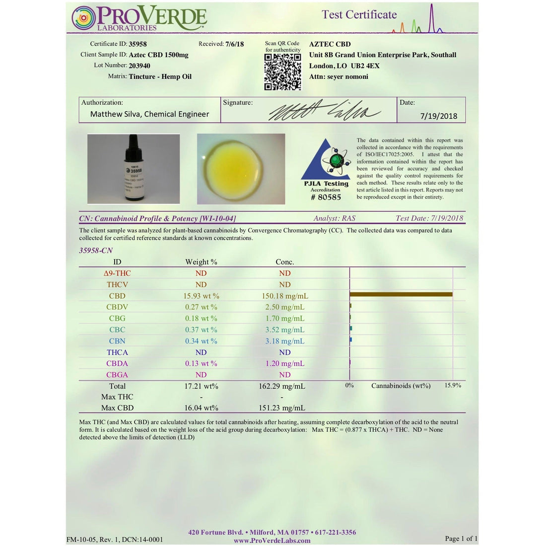 Tintura de aceite de CBD de amplio espectro Fly Oil 600 mg 30 ml