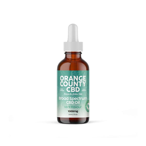 Óleo de tintura com sabor de CBD 1000mg Orange County 30ml