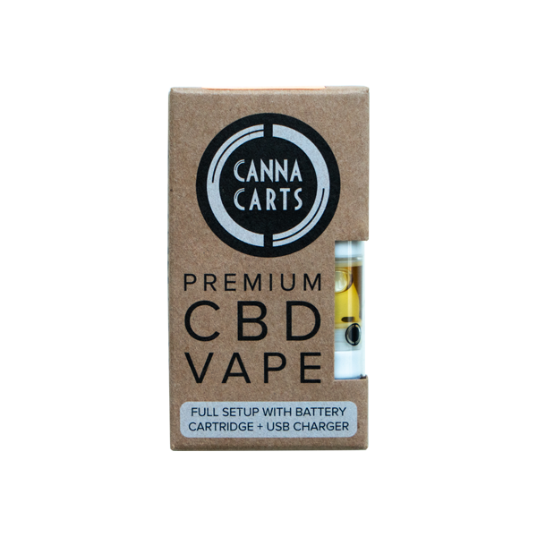 Juego de cartuchos para vaporizador CBD premium de Cannacarts