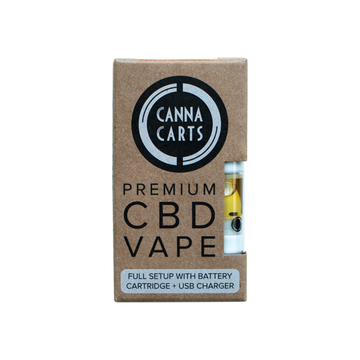 Conjunto de cartuchos de vaporização CBD premium Cannacarts