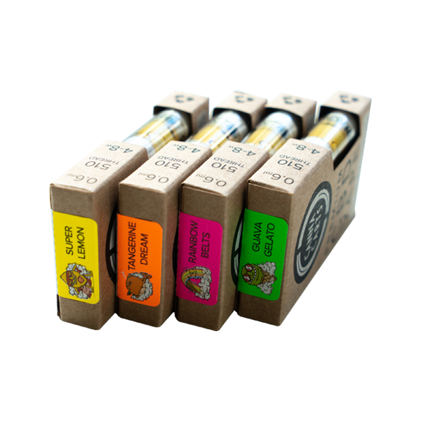 Juego de cartuchos para vaporizador CBD premium de Cannacarts