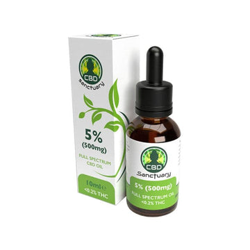 CBD Sanctuary 500mg CBD Óleo de espectro total - 10ml