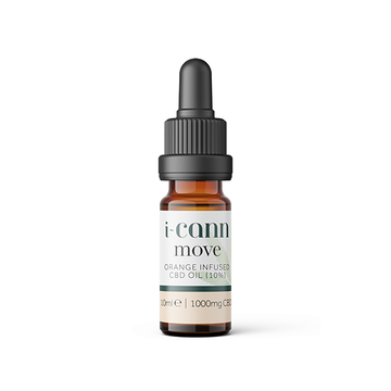 i-Cann Move 10% Óleo CBD Infundido com Laranja - 10ml