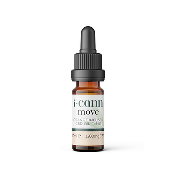 i-Cann Move 15% Óleo CBD Infundido com Laranja - 10ml