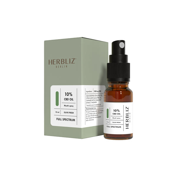 Herbliz 10% Full Spectrum CBD Spray Bucal - 10ml