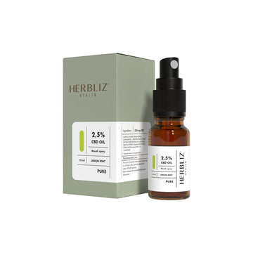 Spray bucal Herbliz 2,5% CBD puro - 10ml