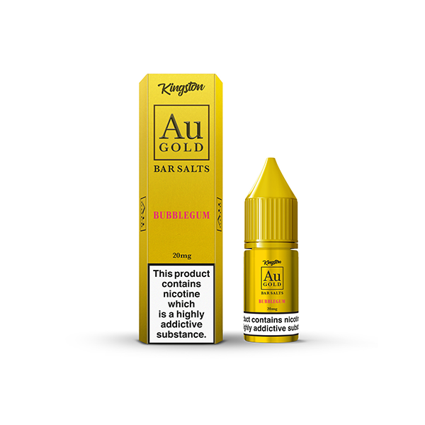 20mg AU Gold Por Kingston Nic Salt 10ml (50VG/50PG)