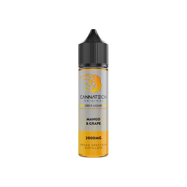 E-líquido CBD de amplio espectro de 2000 mg de Cannatech, 50 ml