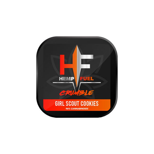 Galletas de Girl Scout desmenuzadas con CBD de amplio espectro al 85 % de Hemp Fuel - 1 g