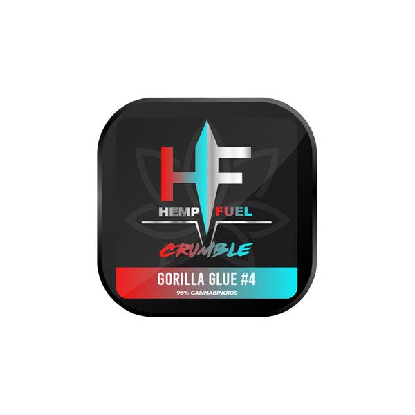 Combustible de cáñamo 85 % CBD de amplio espectro Crumble Gorilla Glue n.° 4 - 1 g