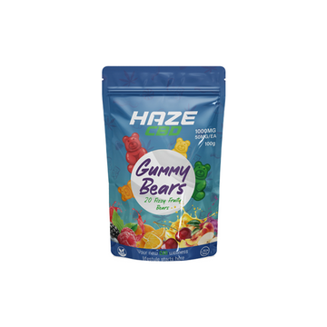 Haze CBD 1000mg Gummy Bears - 20 peças