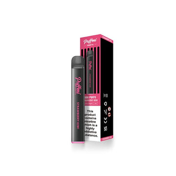 Dispositivo de vapeo desechable Puffmi TX600 Pro de 20 mg, 600 bocanadas