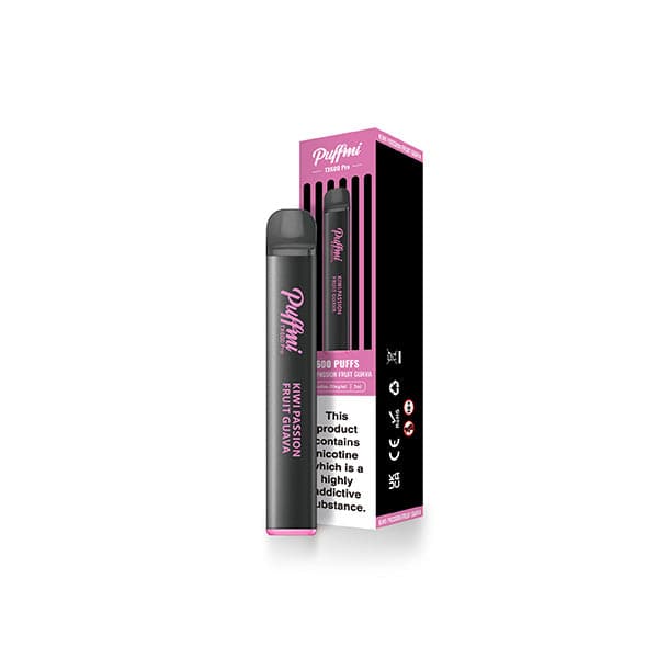 Dispositivo de vapeo desechable Puffmi TX600 Pro de 20 mg, 600 bocanadas